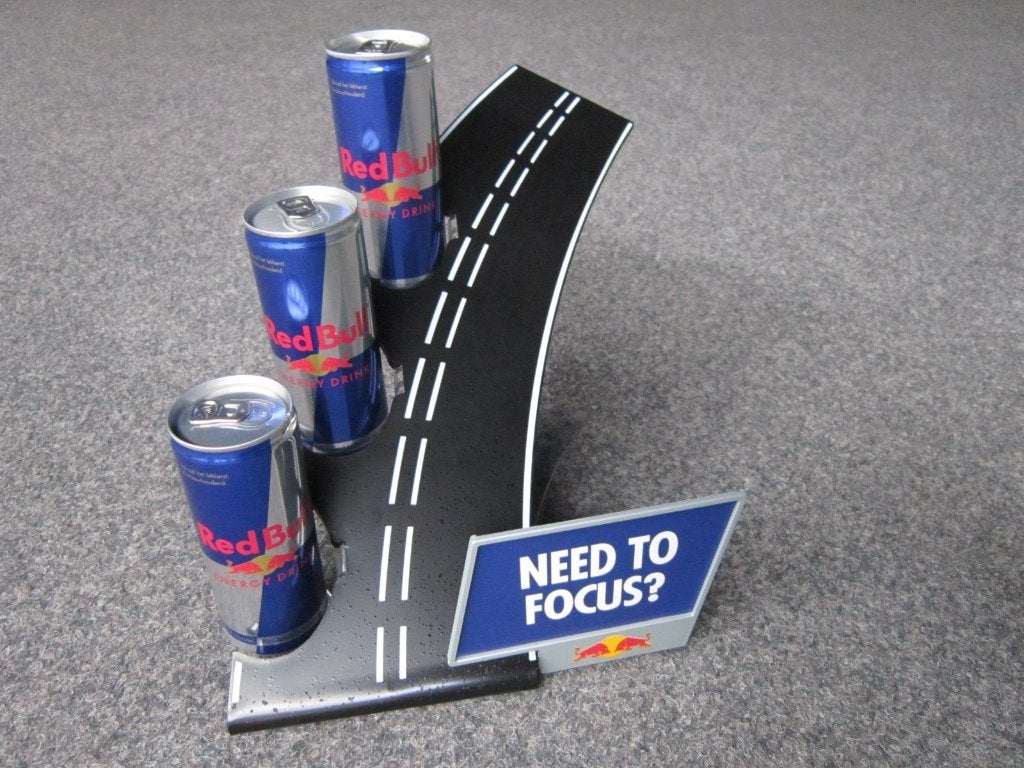 RED BULL BLIKJES DISPLAY, Verzamelen, Ophalen, Zo goed als nieuw, Overige typen