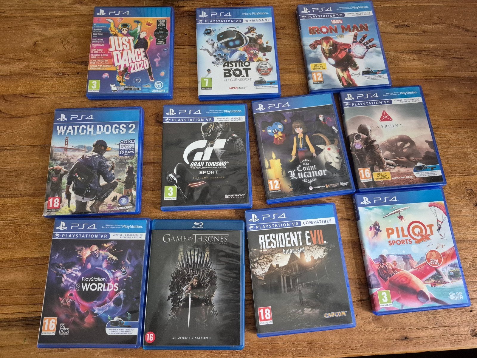 Diverse PS4 Games, Spelcomputers en Games, Gebruikt, Vanaf 18 jaar, Overige genres, Virtual Reality