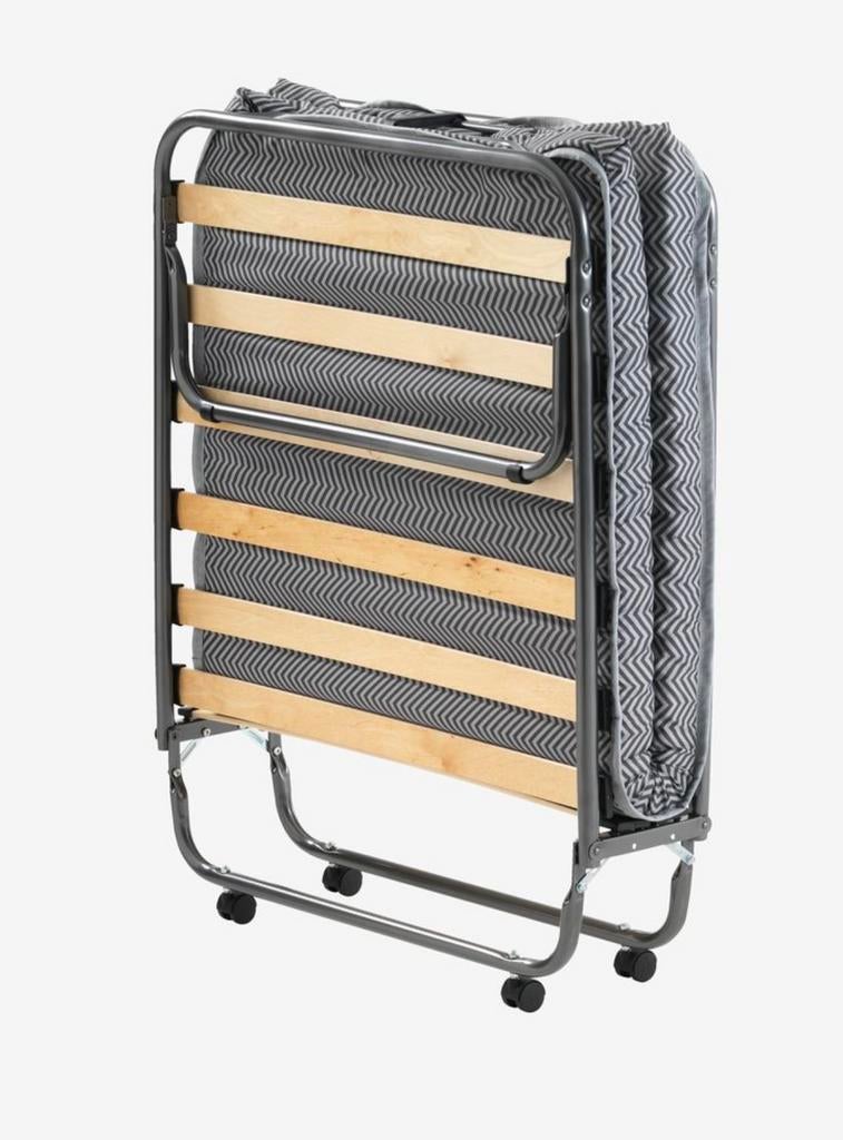 Jysk logeerbed Baljum 80x190 zgan, Ophalen, Zo goed als nieuw, Eenpersoons, 80 cm