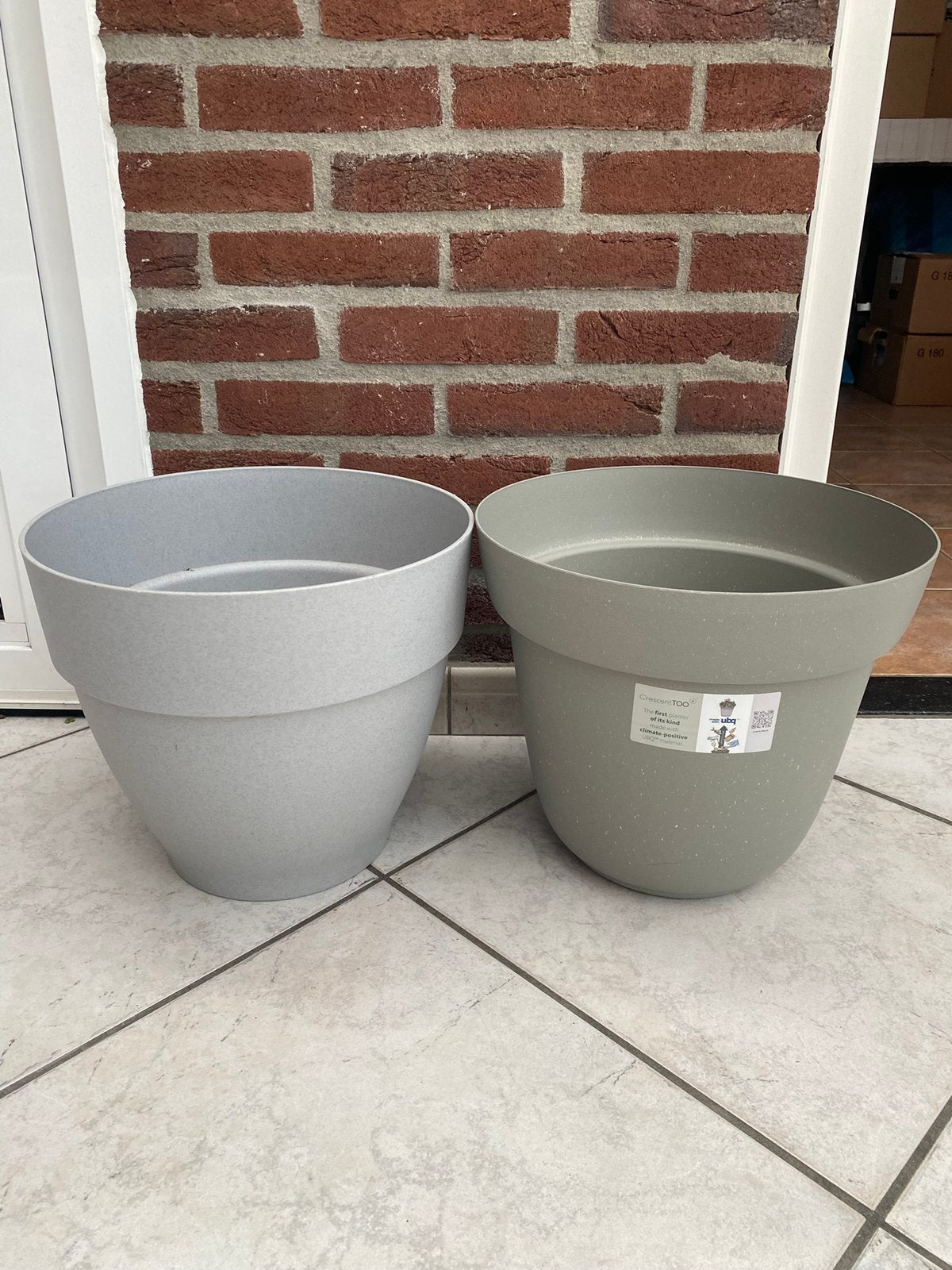 Bloempotten, 25 tot 40 cm, Kunststof, Rond, Ophalen of Verzenden