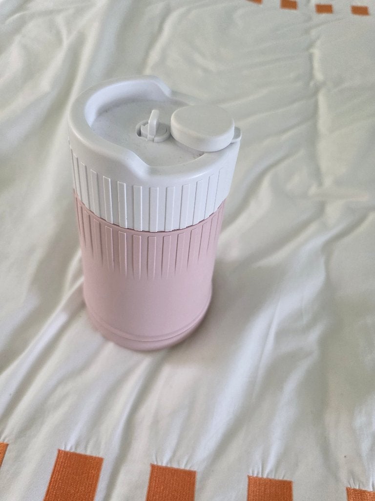 Philley melkpoeder bewaarbus/dispenser pink, Kinderen en Baby's, Babyvoeding en Toebehoren, Ophalen of Verzenden, Zo goed als nieuw