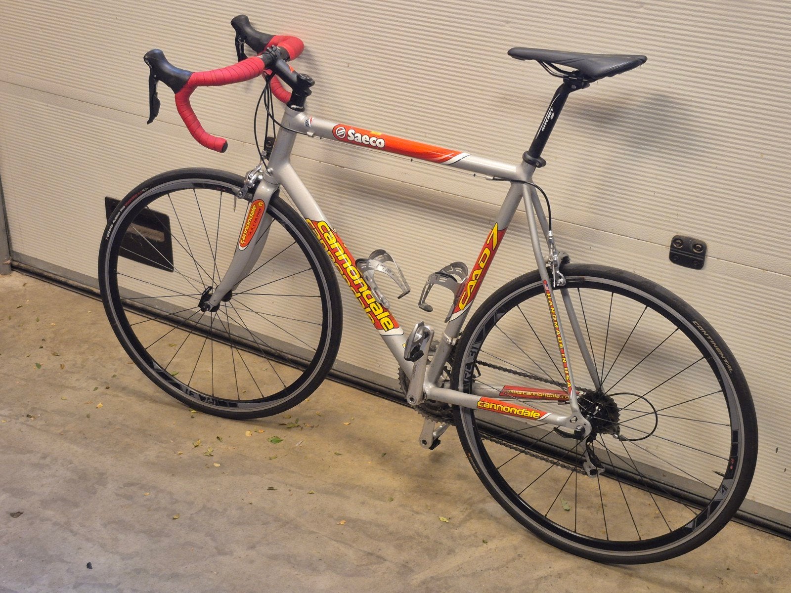 Racefiets Cannondale Saeco Caad 7 Ultegra frame 62 cm, Fietsen en Brommers, Fietsen | Racefietsen, 28 inch, Gebruikt, Aluminium