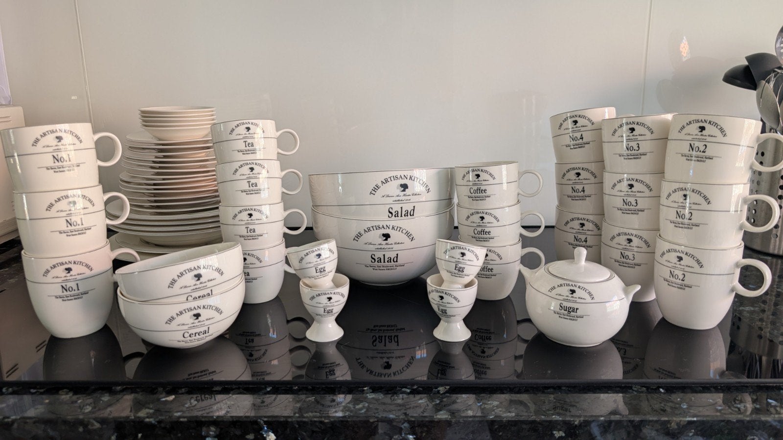 Nieuwe Artisan Kitchen Servies Collectie - Compleet Set, Ophalen, Overige merken, Keramiek, Nieuw