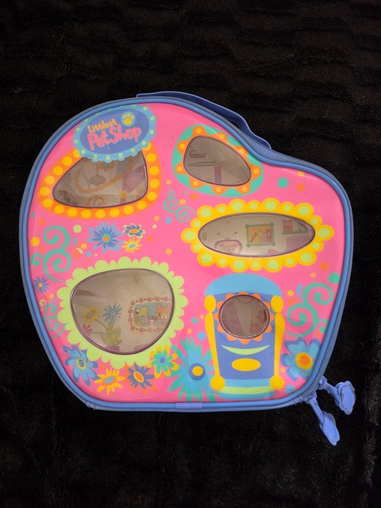 Littlest Pet Shop – Roze bloemen draagtas (Hasbro), Kinderen en Baby's, Ophalen of Verzenden, Gebruikt, Meisje