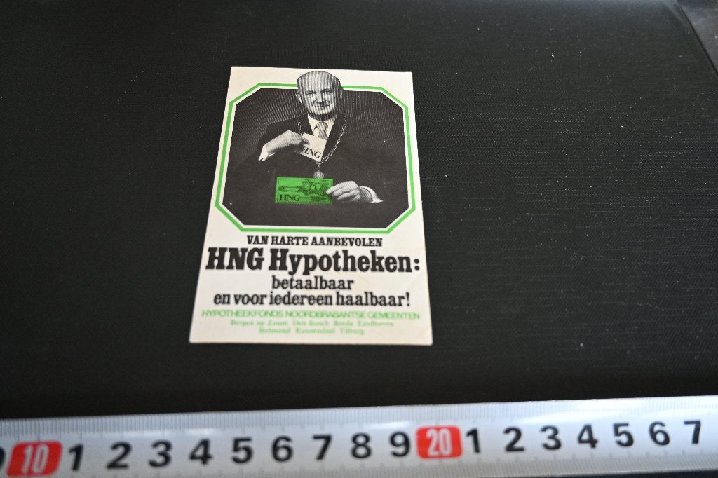 sticker HNG Hypotheken, Verzamelen, Ophalen, Zo goed als nieuw