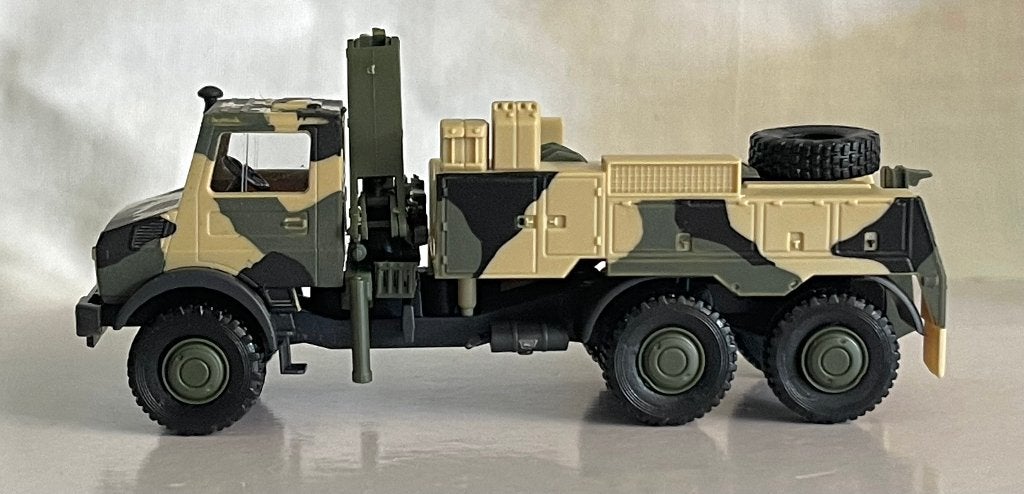 Roco Minitanks 875: Unimog U2450L, Ophalen of Verzenden, Zo goed als nieuw, Bus of Vrachtwagen, Roco