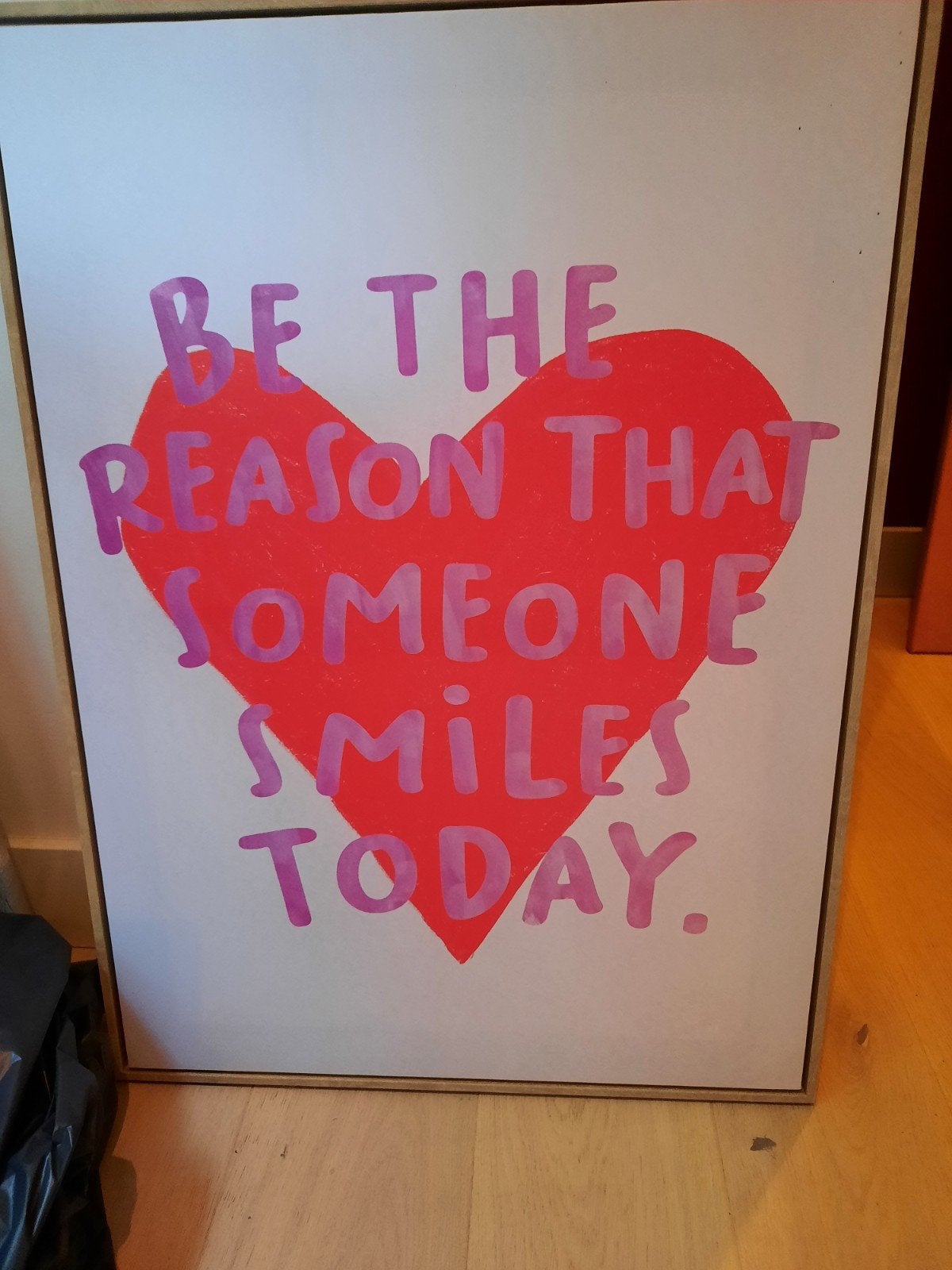 Schilderij gratis, Ophalen