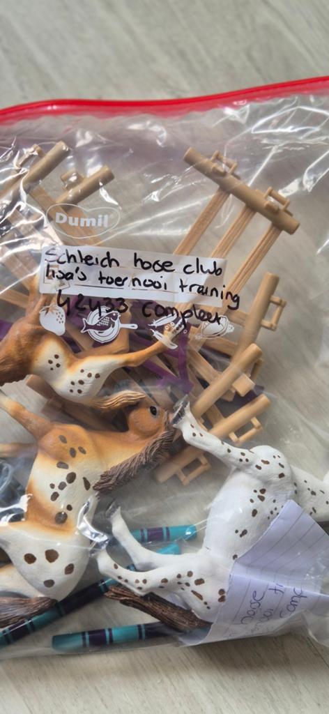 Schleich Horse Club Lisa's toernooitraining met Appaloosa, Ophalen of Verzenden, Zo goed als nieuw, Meisje