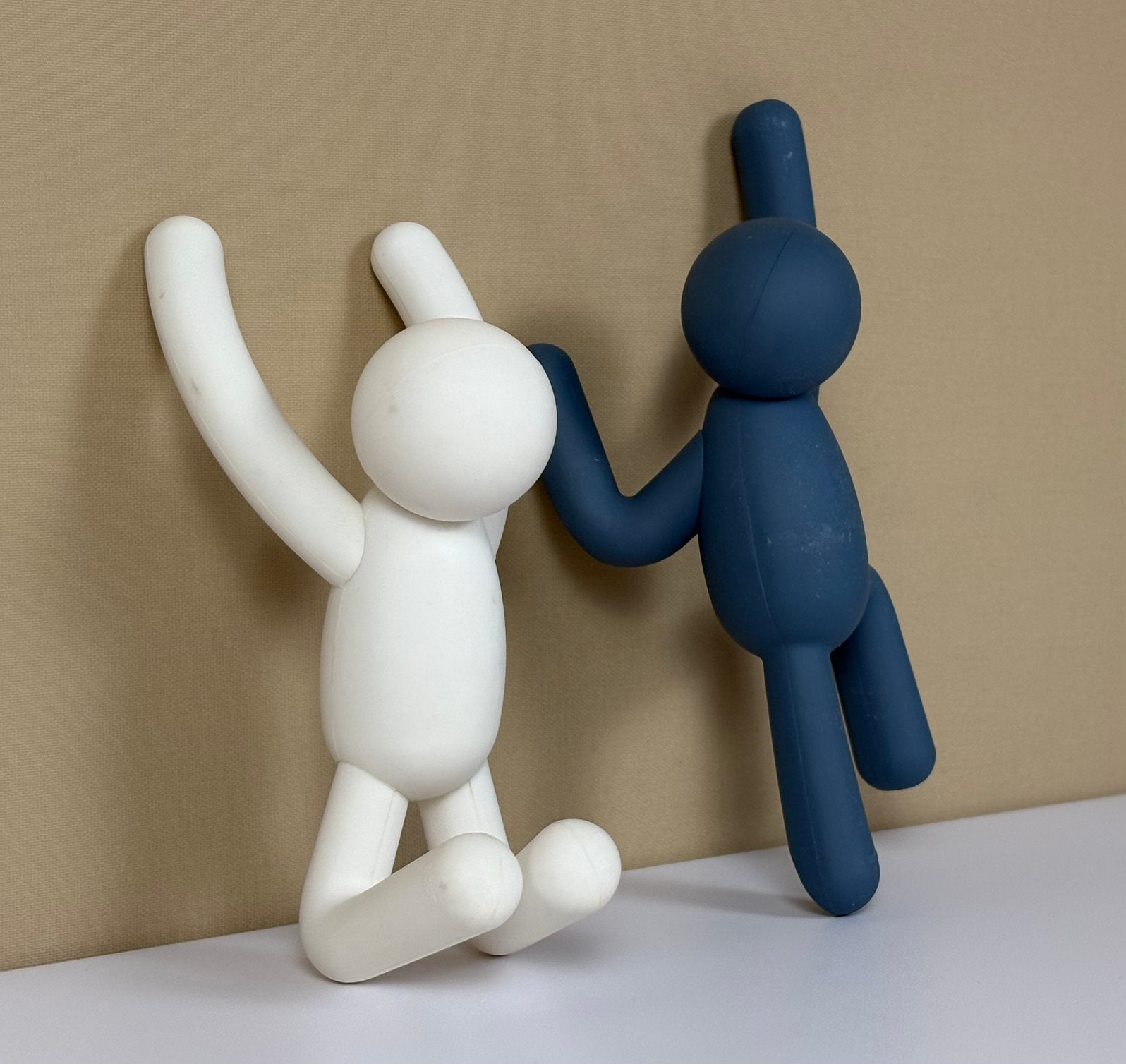 Umbra Design Alan Wisniewski Buddy haak kunststof wit blauw, Wandkapstok, Kunststof, -, -