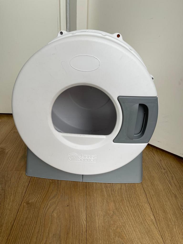 Litter spinner kattenbak, Dieren en Toebehoren, Kattenbakken, Ophalen of Verzenden, Zelfreinigend, Zo goed als nieuw