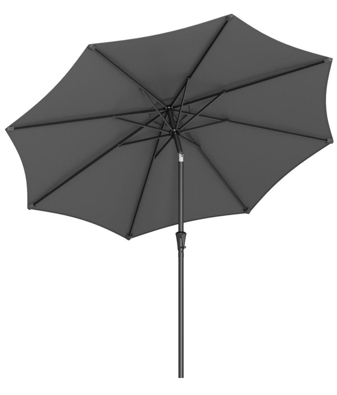 Songmics Zweefparasol Grijs 300 cm - Waterafstotend, Verstelbaar, Nieuw, Zweefparasol, 2 tot 3 meter