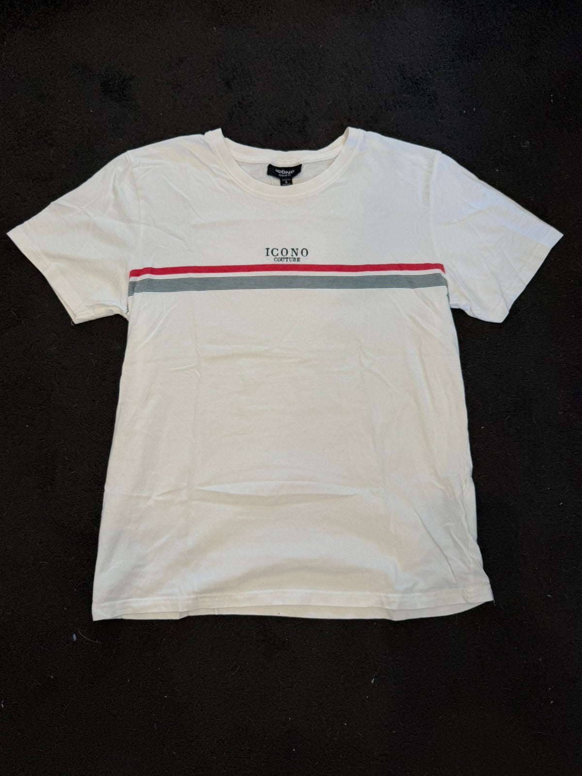 Shirt ICONO wit maat S, Ophalen of Verzenden, Zo goed als nieuw, Maat 46 (S) of kleiner, Wit