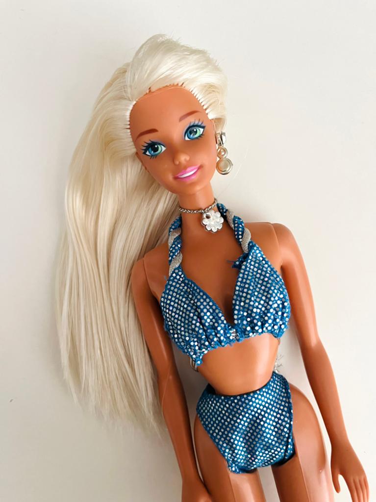 Mattel Sparkle Beach Barbie uit 1995, Ophalen of Verzenden, Gebruikt, Barbie