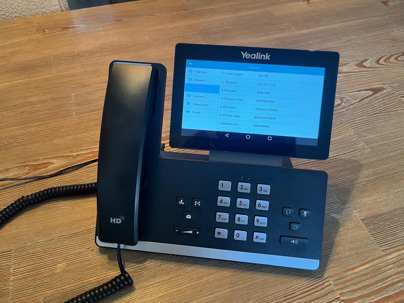Yealink VoIP IP Telefoon met 3 Handsets, Ophalen of Verzenden
