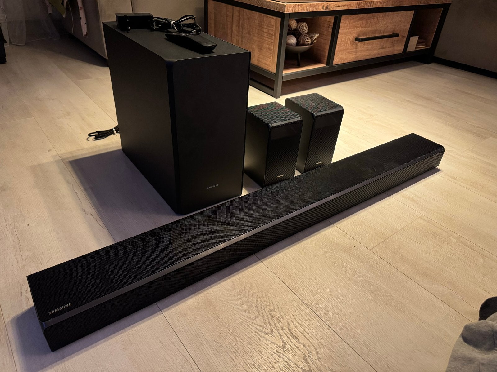 Samsung HW-K950 Soundbar met draadloze subwoofer en achtersp, Overige merken, Soundbar, 70 watt of meer, Ophalen of Verzenden