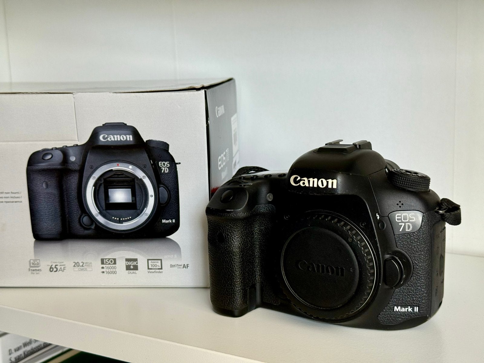 Canon EOS 7D Mark II Spiegelreflexcamera met accessoires, Spiegelreflex, Canon, Ophalen of Verzenden, Zo goed als nieuw
