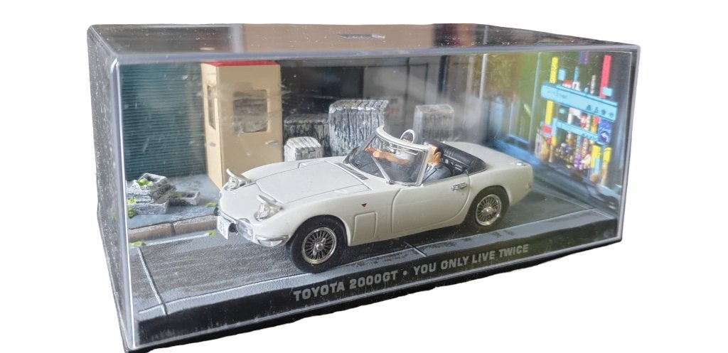 007 James Bond diorama Toyota 2000 gt you only live twice, -, -, Overige typen, Ophalen of Verzenden