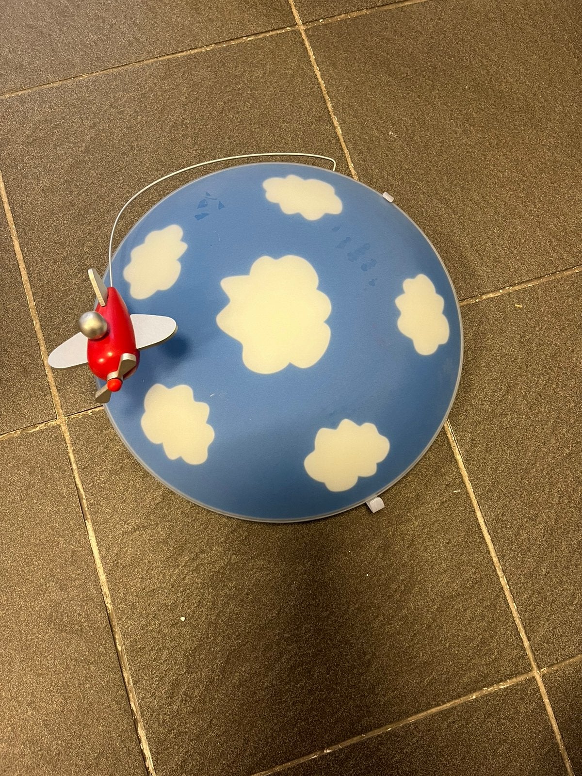 Philips mooie vliegtuig plafondlamp voor kinderen kamer, Ophalen, Zo goed als nieuw, Lamp