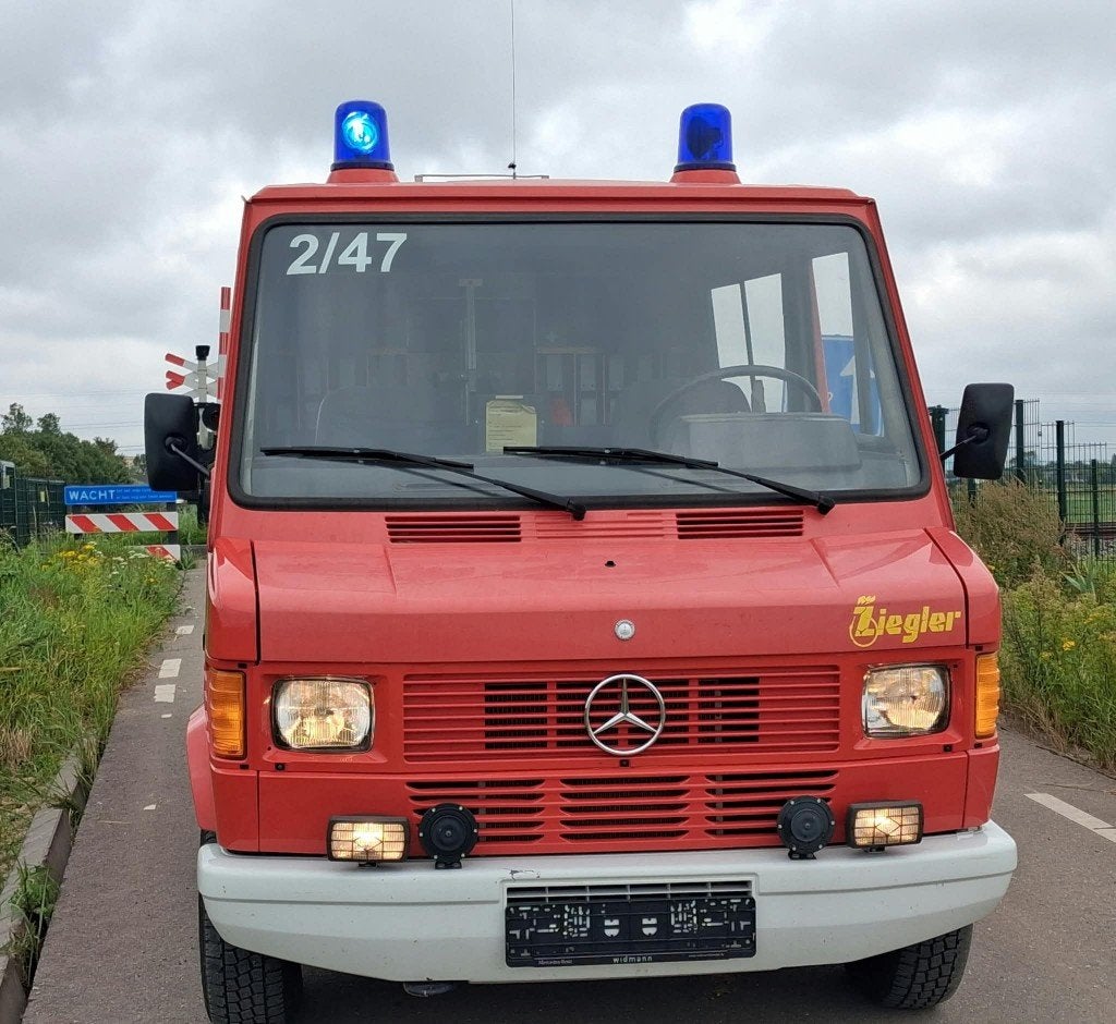 mercedes 310 bus brandweer BELASTINGVRIJ benzine camper 1987, Mercedes-Benz, Bedrijf, Grijs, 2276 cc