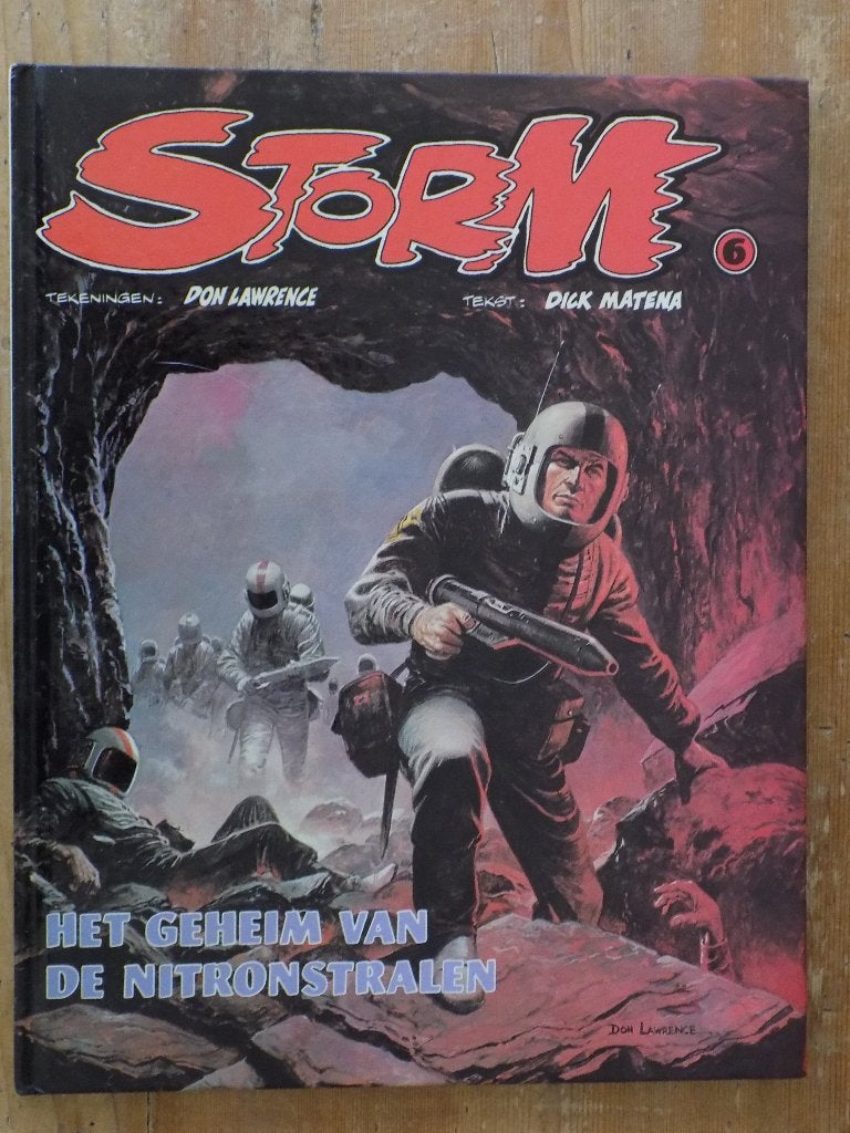 Storm - 06_HC_Het geheim van de nitronstralen [1e druk], Boeken, Eén stripboek, Ophalen of Verzenden, Gelezen, Don Lawrence