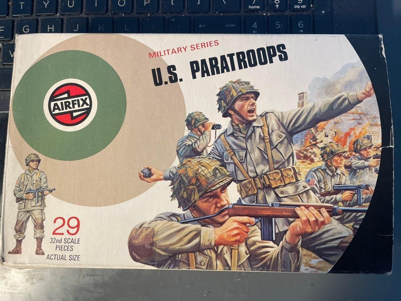 Airfix US  Paratroops, Hobby en Vrije tijd, Ophalen of Verzenden, Gebruikt, Groter dan 1:35, Figuur of Figuren