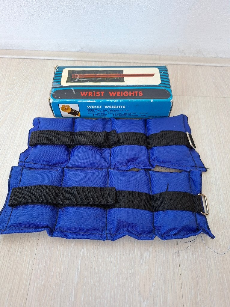 Blauwe polsgewichten - 2 x 0,5 kg, Ophalen, Gebruikt, Armen, Overige typen