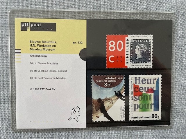 Postzegelmapje PZM132 Gecombineerde uitgifte 1995 Postfris, Ophalen of Verzenden, Postfris, Overige thema's