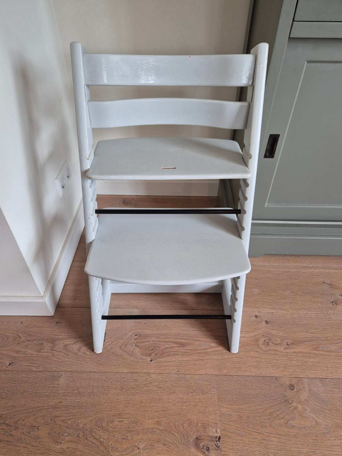 Stokke Tripp Trapp meegroeistoel - veelgebruikt, Ophalen, Gebruikt, Meegroeistoel, Stoelverkleiner