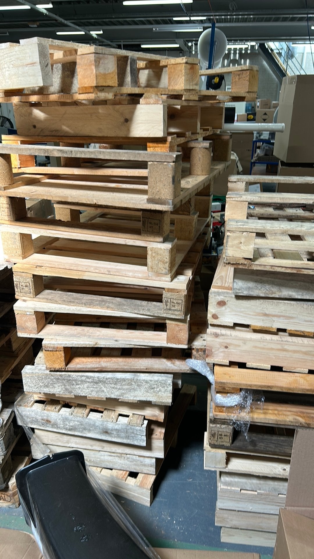 Minipallets divers, ca 35 stuks, Ophalen, Gebruikt, Pallet, Minder dan 200 cm