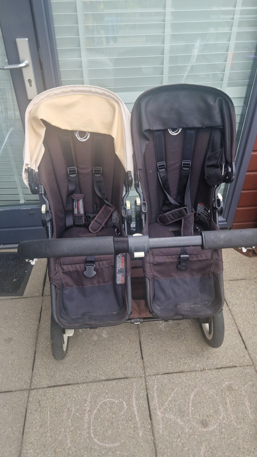 Bugaboo Tweeling Kinderwagen met Accessoires, Gebruikt, Bugaboo, Duowagen, Ophalen