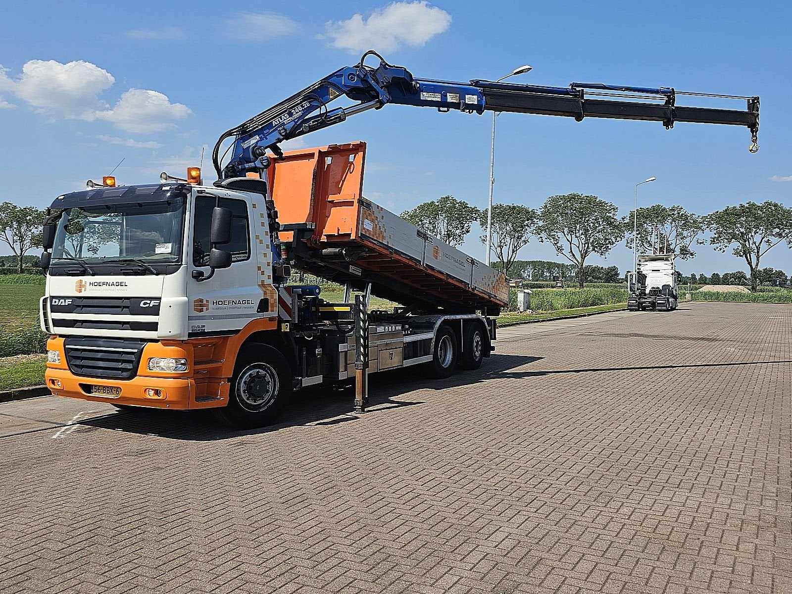 DAF CF 85.410 6x2 fan 6x4 pxp, Automaat, Euro 5, Overige kleuren, Bedrijf