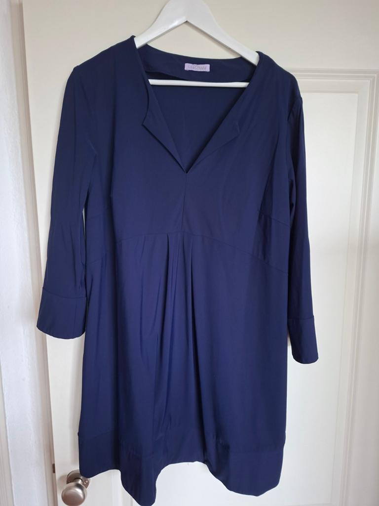 LaDress Donkerblauwe Tuniek/Jurk Maat L, Kleding | Dames, Jurken, Blauw, Maat 42/44 (L), Ophalen of Verzenden, LaDress