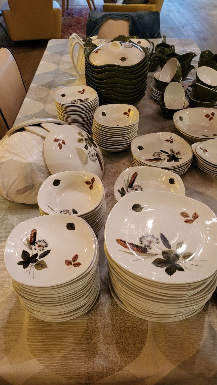 Uitgebreid Retro Brits Servies Midwinter - Perfect voor B&B, Ophalen of Verzenden