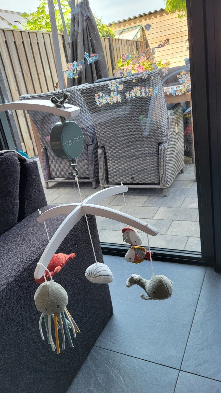 Little Dutch Muziekmobiel Ocean Mint, Ophalen, Gebruikt, Mobiel, Met geluid