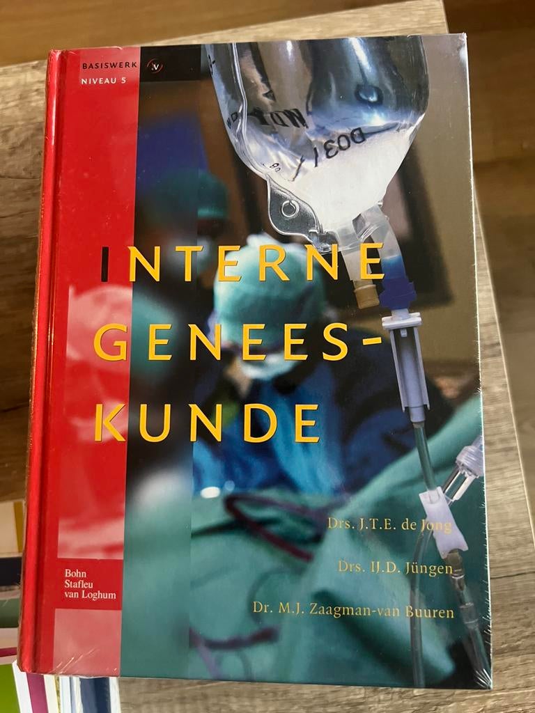 J.T.E. de Jong - Interne geneeskunde, Boeken, Ophalen of Verzenden, Nieuw, J.T.E. de Jong