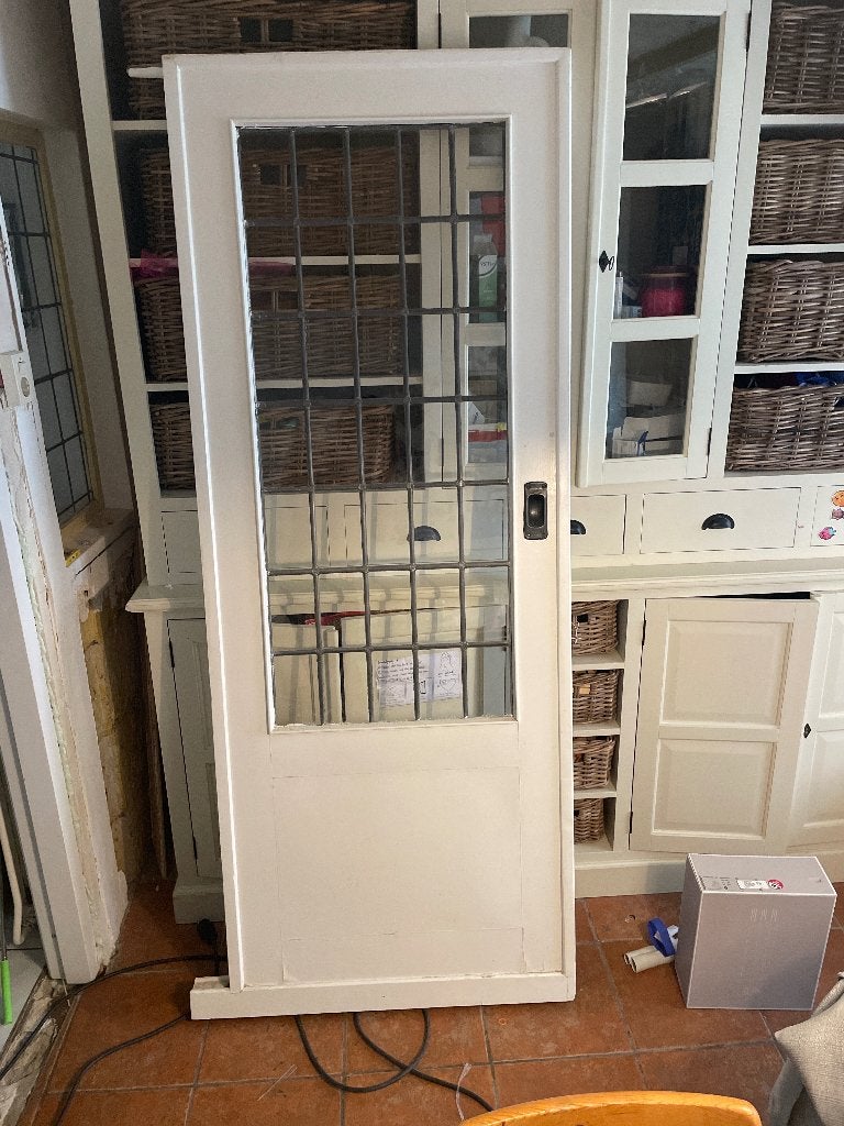 Mooie schuifdeur, Doe-het-zelf en Verbouw, Deuren en Horren, Ophalen, Minder dan 80 cm, Binnendeur, Glas