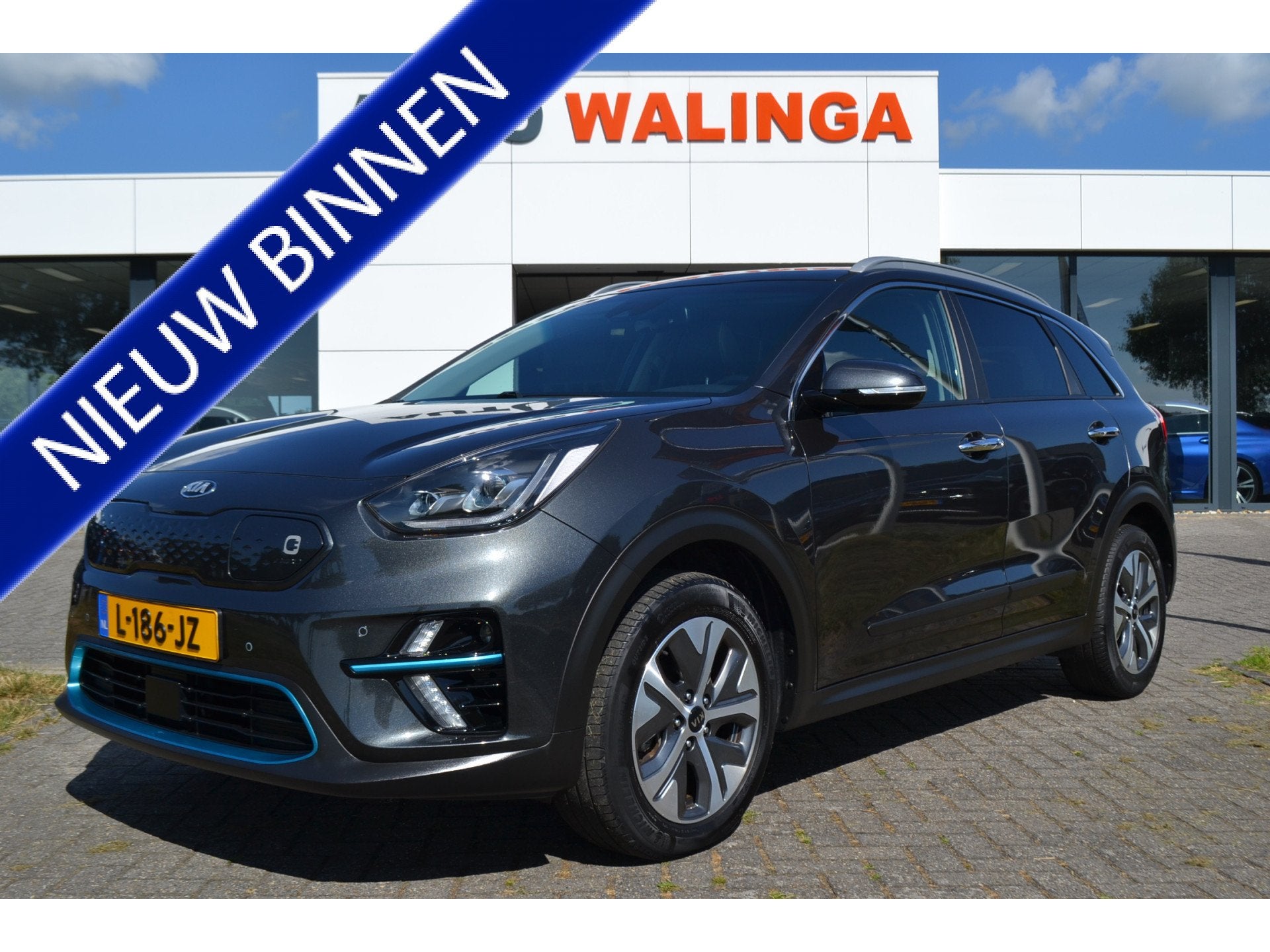 Kia e-Niro DynamicPlusLine 39 kWh (bj 2021, automaat), Auto's, Kia, 136 pk, Gebruikt, 31 min, Origineel Nederlands