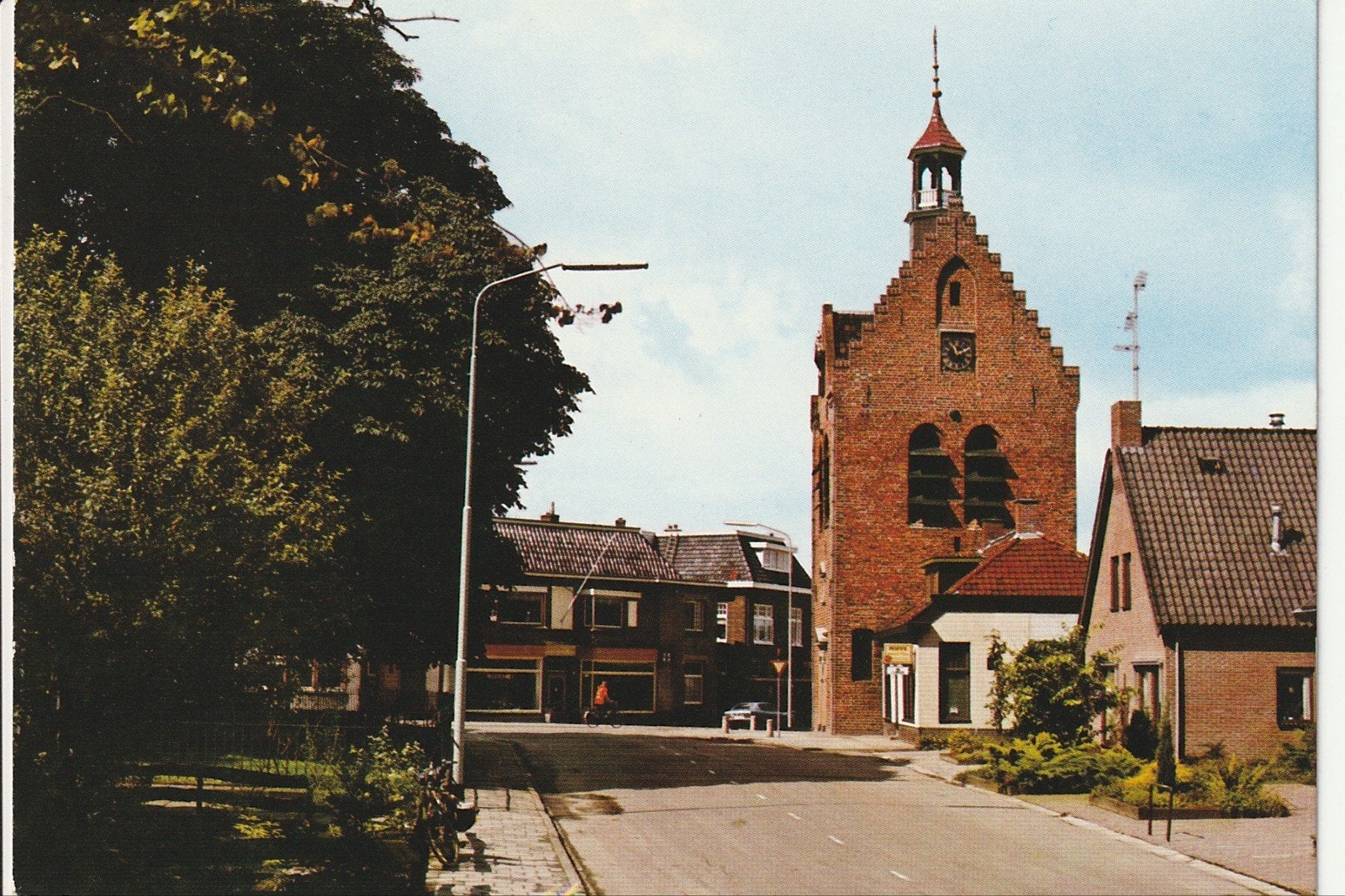 SCHEEMDA SCHEEMDER TOREN ANNO 1571 AUTO FIETSER, Verzamelen, Ansichtkaarten | Nederland, Ophalen of Verzenden, 1960 tot 1980, Ongelopen