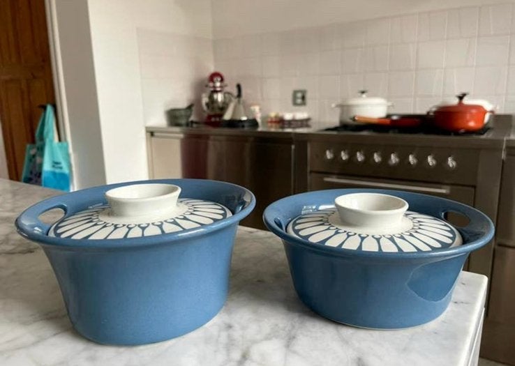 Turi design Daisy Figgjo Flint Norway Schaal  set vintage, Overige materialen, Ophalen of Verzenden, Zo goed als nieuw, X