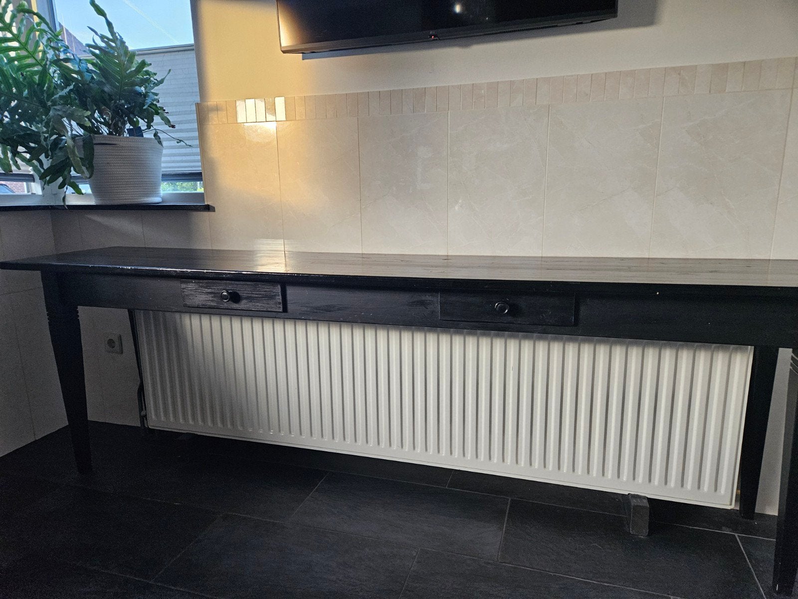 Grote gren sidetable, Ophalen, Gebruikt, 200 cm of meer, Landelijke