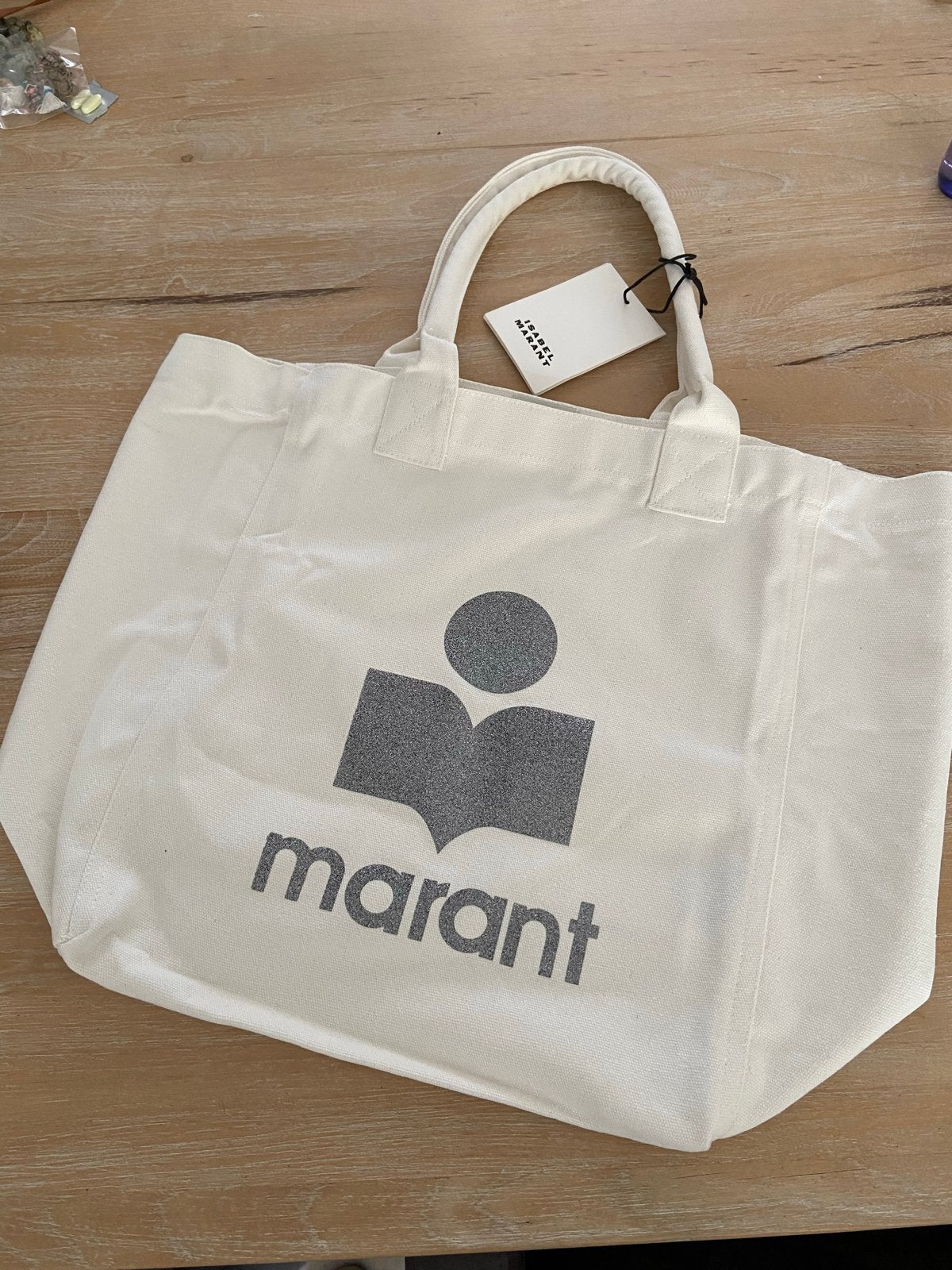 Isabel Marant Tas, Verzenden, Nieuw, Wit, Shopper