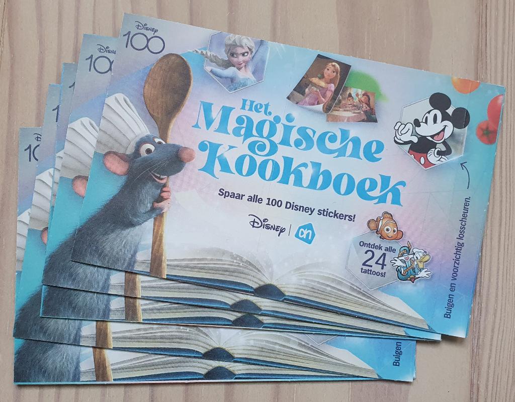 Het Magische Kookboek vd AH uit 2023 - stickers & tattoos, Albert Heijn, Verzenden