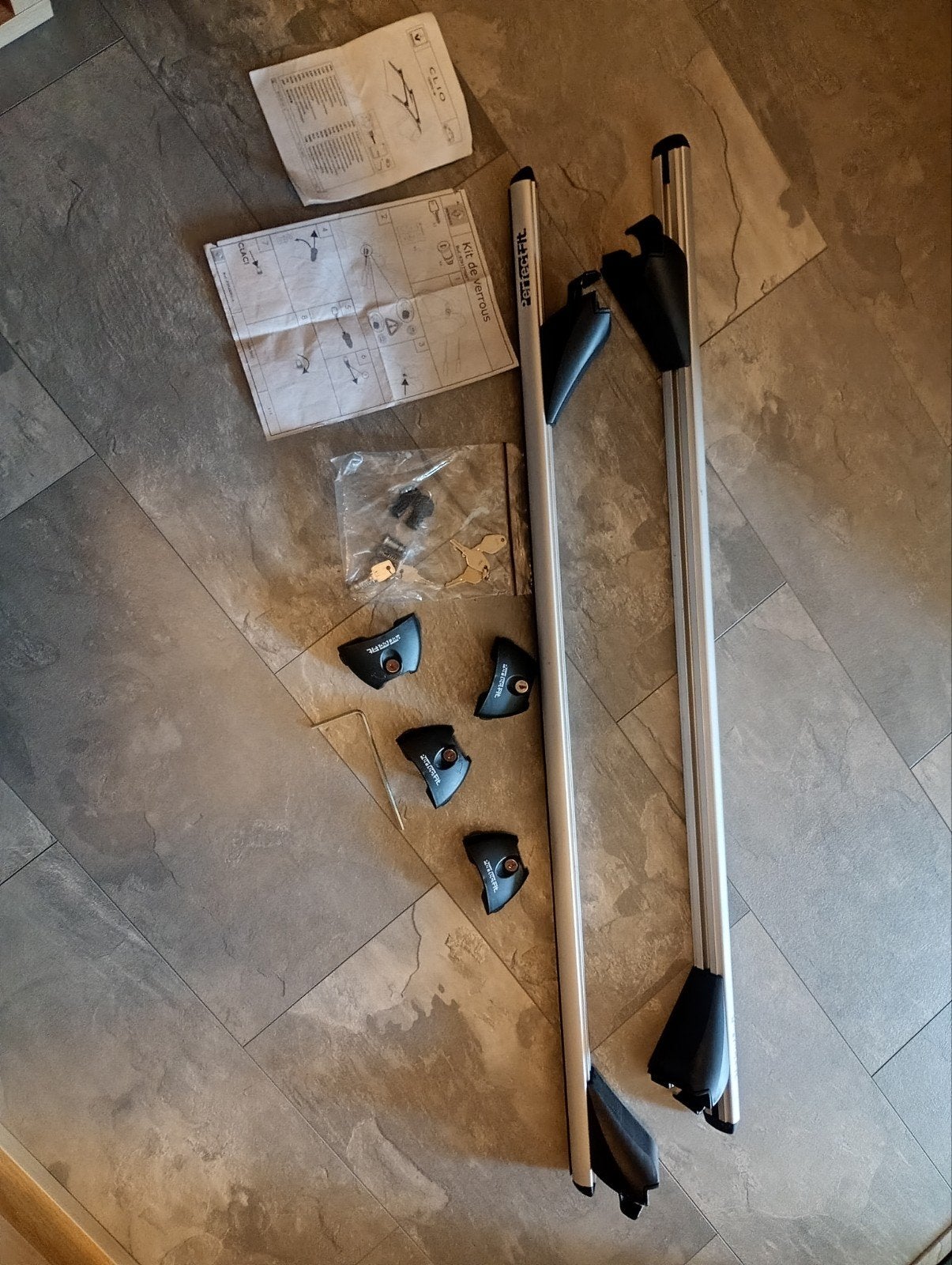 Renault Clio dakdragers - Perfect Fit, Ophalen, Gebruikt