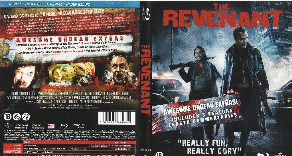 The revenant blu ray ( ned. Ondert. ), Engels, Vanaf 16 jaar, Nederlands, Film