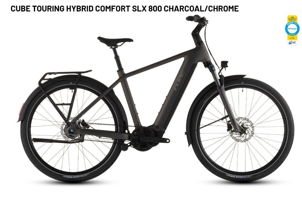 speed unlocked CUBE TOURING HYBRID COMFORT SLX 800 XL zwart