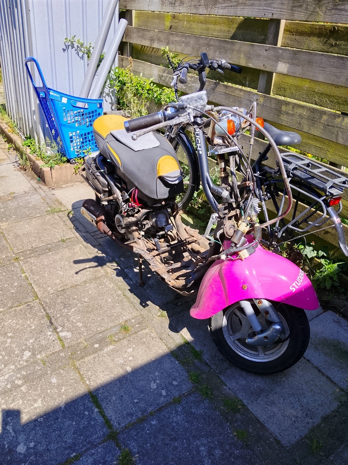 Fosti Grande Retro - Project Scooter (Blauwe Plaat), Gebruikt, Benzine, Ophalen, Overige merken