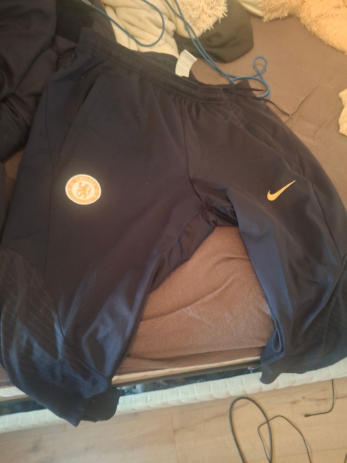 Nike Chelsea FC Dri-FIT Trainingsbroek Maat L, Ophalen, Maat 52/54 (L), Zwart, Nike
