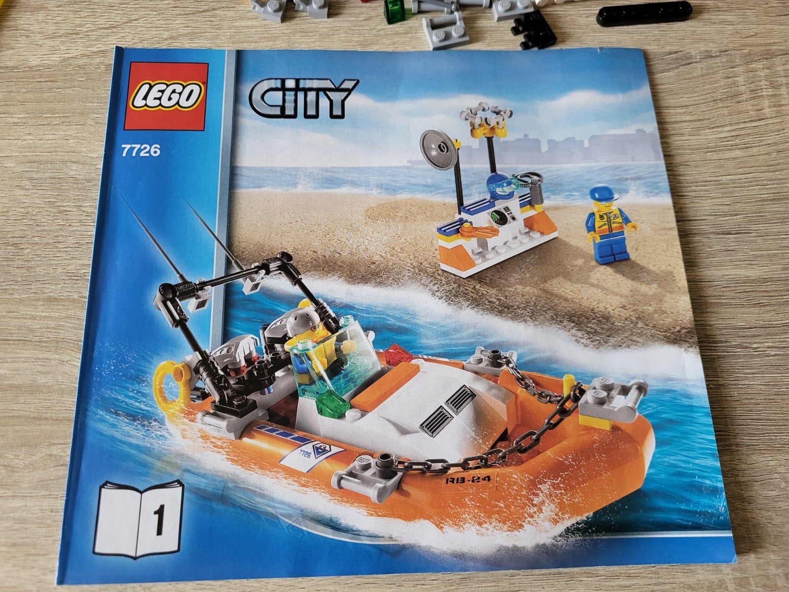 Lego City 7726 Deel 1 & 2 (zonder doos), Ophalen of Verzenden, Gebruikt, Overige merken