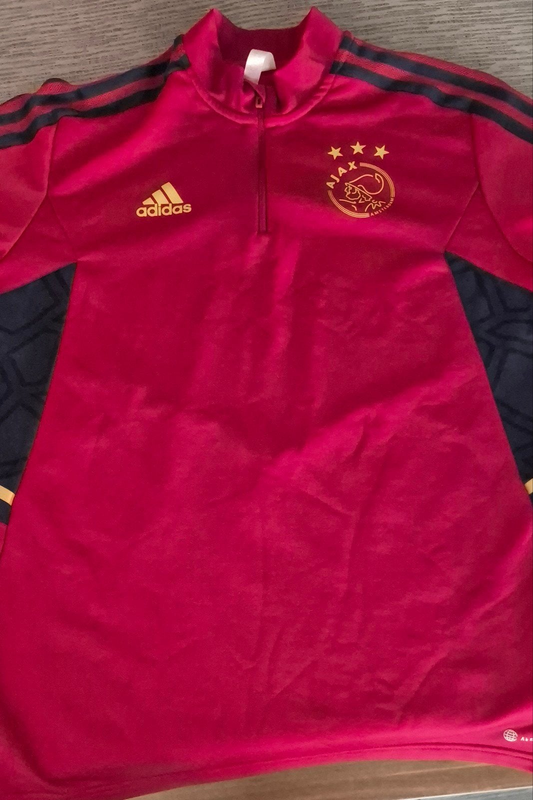 Ajax training shirt - Rood maat l, Kleding | Heren, Sportkleding, Ophalen, Overige maten, Adidas, Voetbal