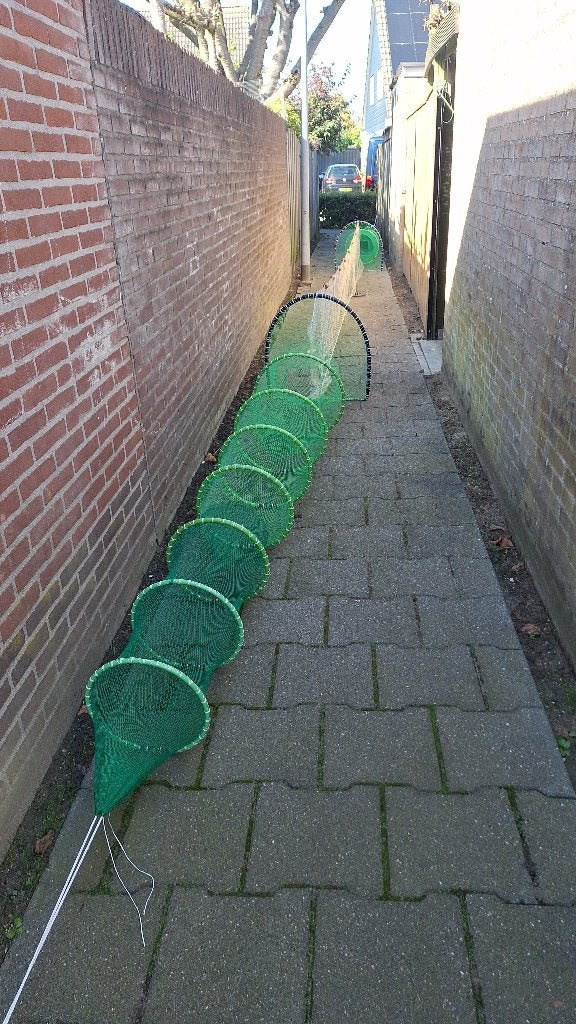 Nieuwe fuiken dubbele fuiken geheel pe, Ophalen of Verzenden, Nieuw, Net of Fuik